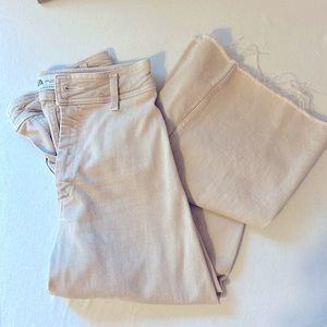 Zara khaki marine straight pants